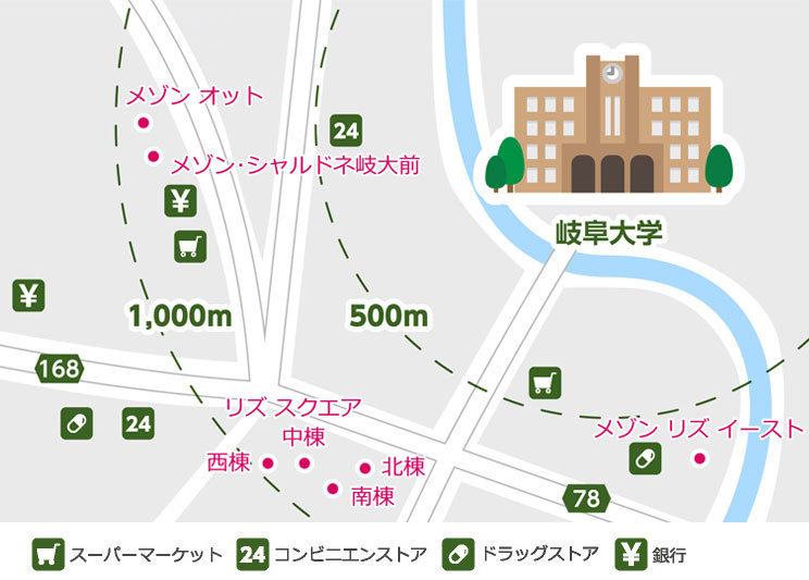 周辺マップ スマホ